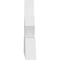 Ekena Millwork Saratoga Architectural Grade PVC Gable Bracket, 48"W x 12"H x 2"D x 4"F, 6/12 Pitch GBP048X12X0204SAR00 - alternate 3